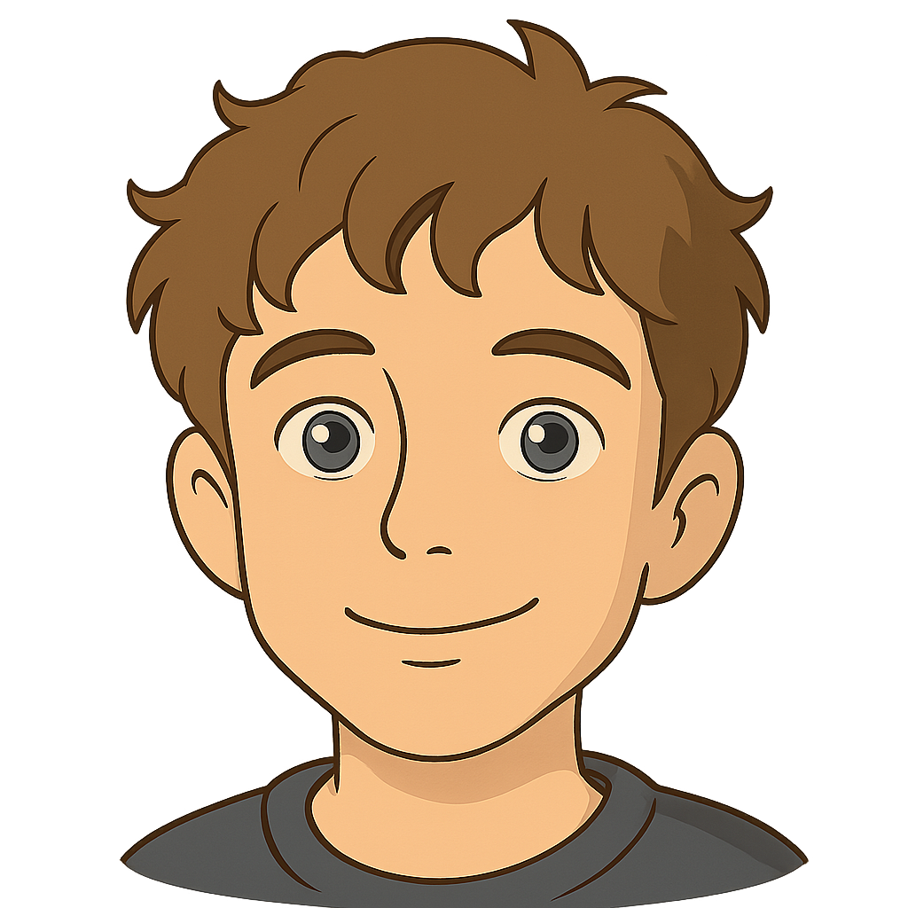 cartoon of bobby the dev